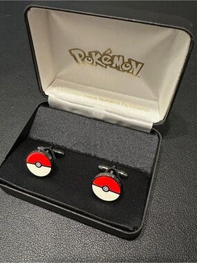 Pokémon Poké Ball Cufflinks - Official, new in original box